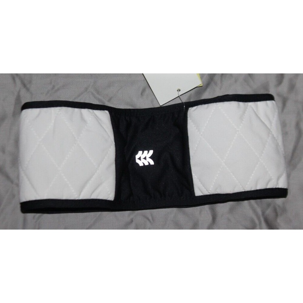 All In Motion Women's Off White Quilted Headband One Size Insulated Warm NEW
